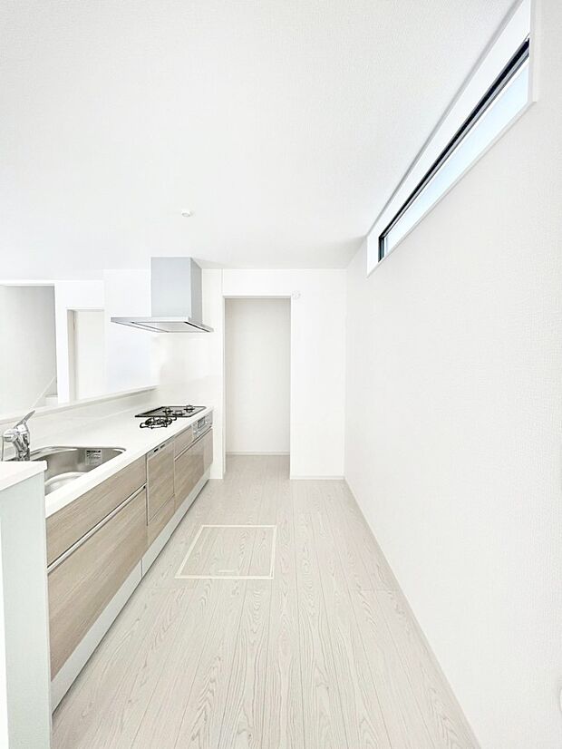 ゆとりあるキッチンではご家族と楽しくお料理ができます。