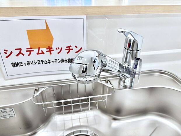 いつでも清潔なおいしいお水を。一つの水栓で水道水と浄水を使い分け。