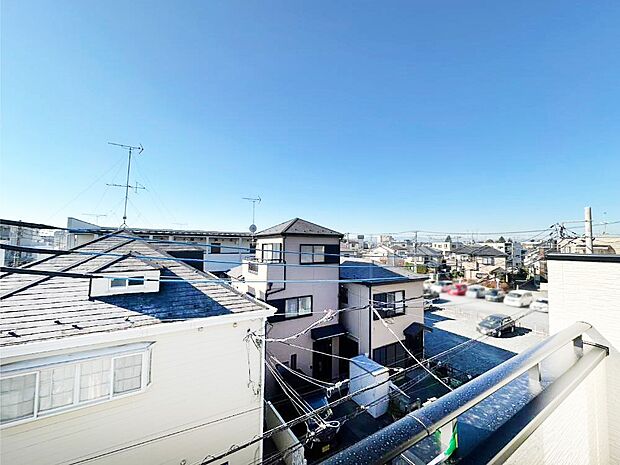 バルコニーからの眺望です