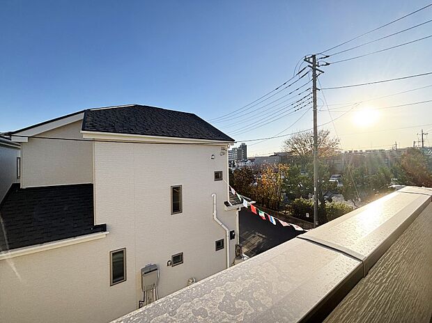 バルコニーからの眺望です