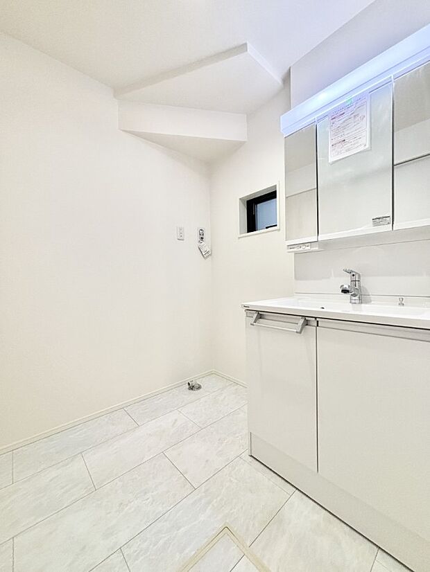 清潔感のあるランドリースペース