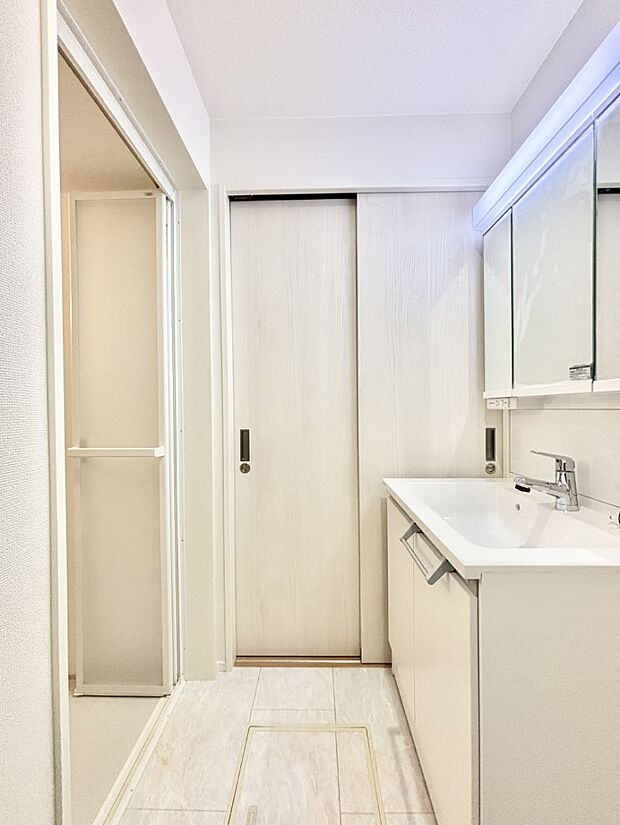 清潔感のあるランドリースペース