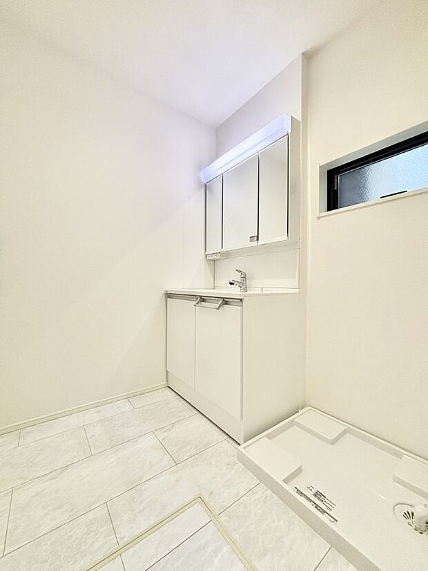 清潔感のあるランドリースペース