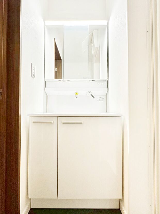 収納力と機能性に優れた洗面化粧台