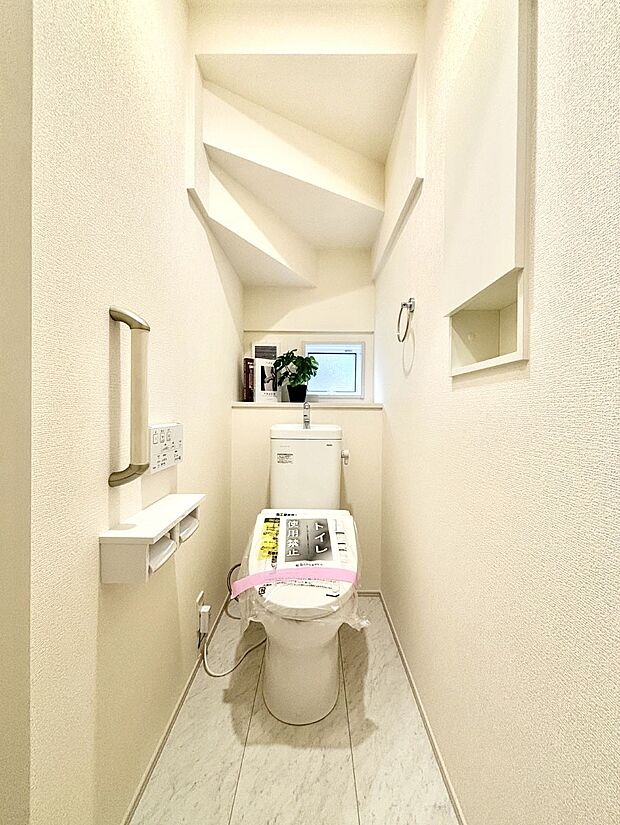 トイレは1階と2階それぞれに配置されていてとても便利です。