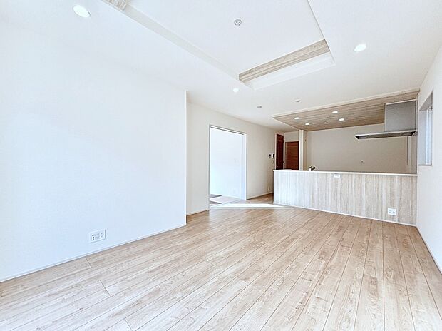 住む方の個性が引き出される、インテリアを考えるのが楽しみなリビングです！ 