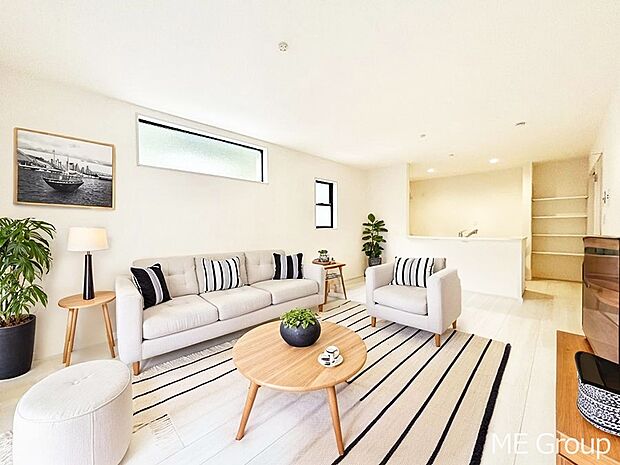 落ち着いた雰囲気のＬＤＫは家族みんなの快適空間※家具はCGです