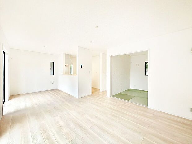 住む方の個性が引き出される、インテリアを考えるのが楽しみなリビングです