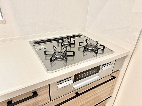 三口ガスコンロでお料理が一気にはかどりそう