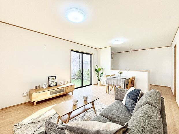 落ち着いた雰囲気のＬＤＫは家族みんなの快適空間