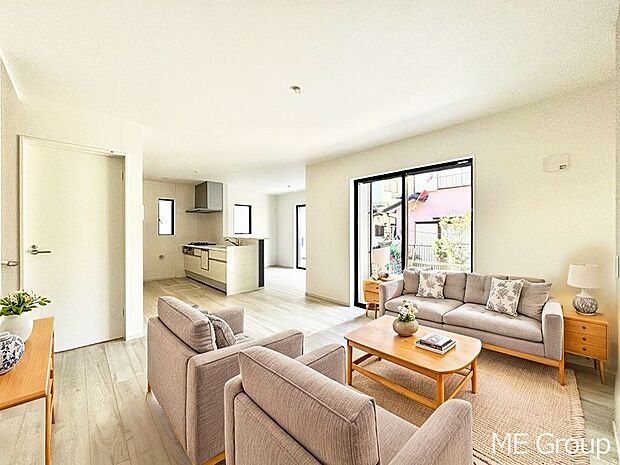 落ち着いた雰囲気のＬＤＫは家族みんなの快適空間※家具はCGです