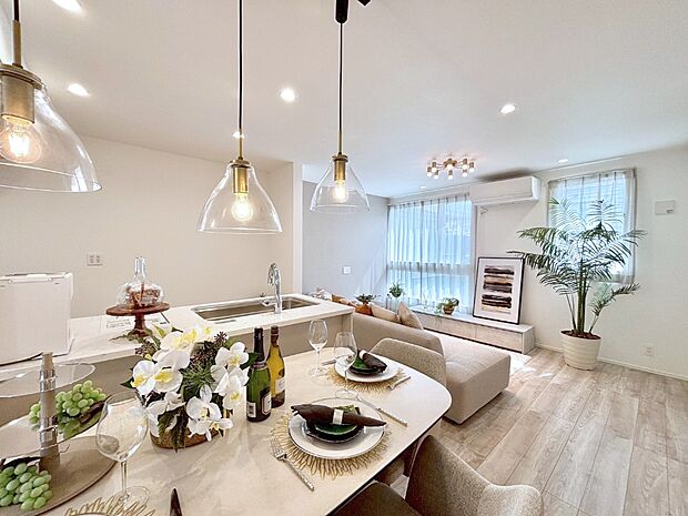 住む方の個性が引き出される、インテリアを考えるのが楽しみなリビングです!