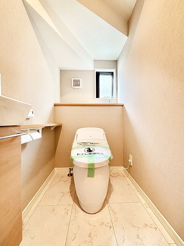 トイレは1階と2階それぞれに配置されていてとても便利です。
