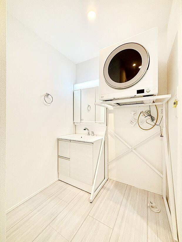 上質な洗面空間がゆとりの時間を演出