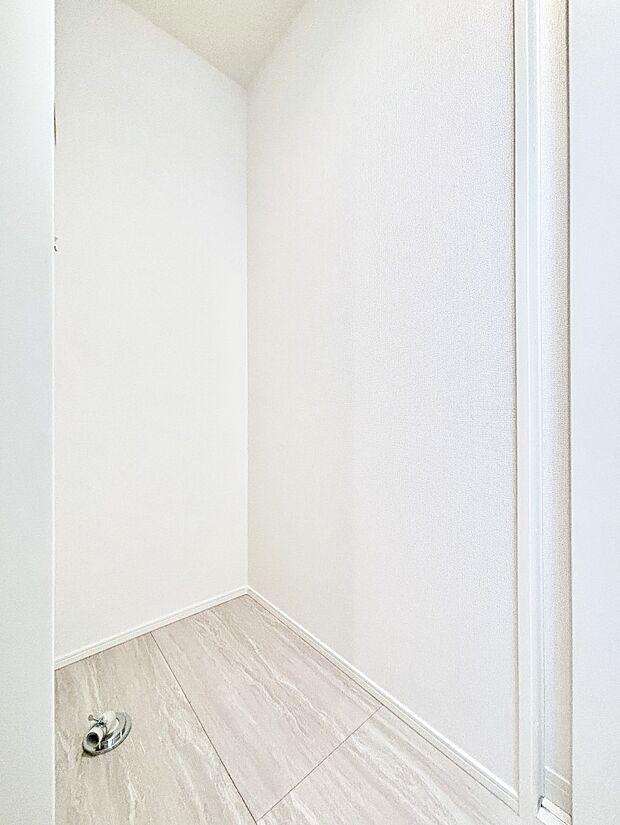 室内の洗濯機置き場