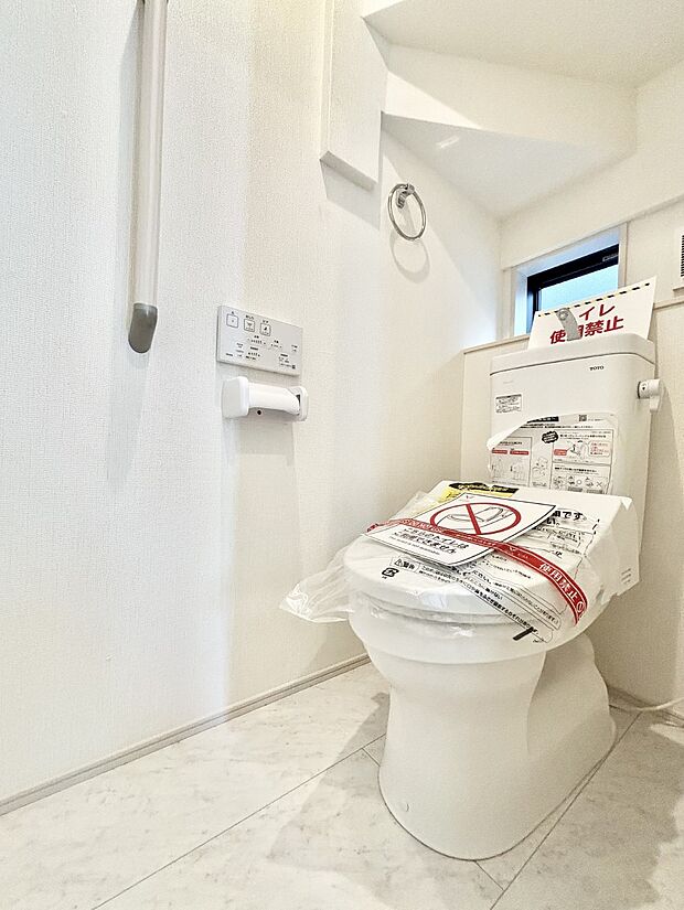 トイレは1階と2階それぞれに配置されていてとても便利です。 