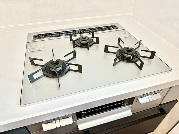 三口ガスコンロでお料理が一気にはかどりそう