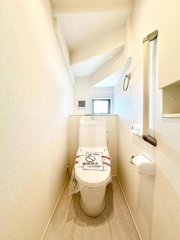 トイレは1階と2階それぞれに配置されていてとても便利です。 