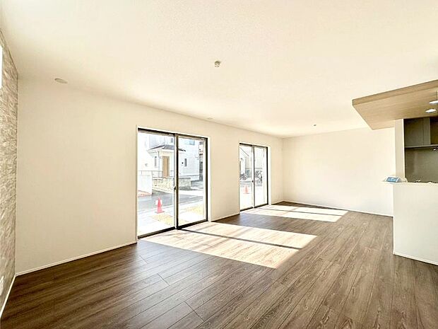 住む方の個性が引き出される、インテリアを考えるのが楽しみなリビングです！ 