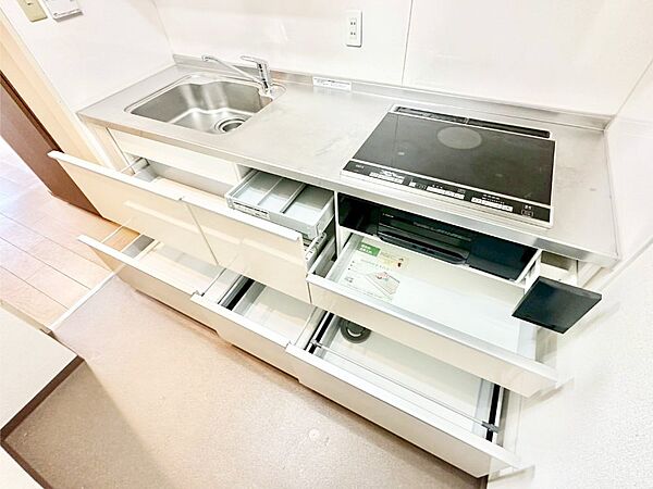 使いやすさを優先したスライド式収納タイプ！