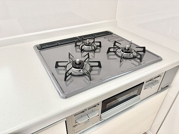 三口ガスコンロでお料理が一気にはかどりそう