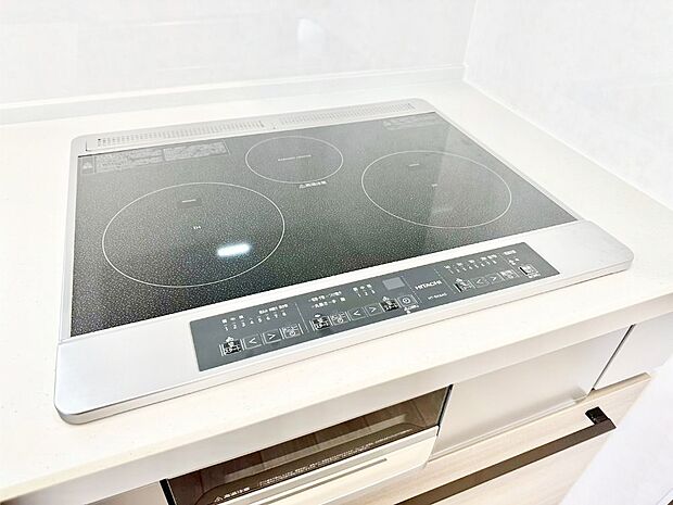 後片付けもスムーズなIHクッキングヒーターでお料理も手軽に楽しく！