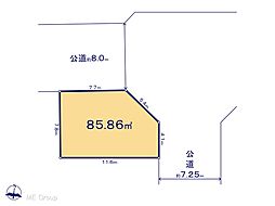 杉並区清水2丁目　土地　全2区画