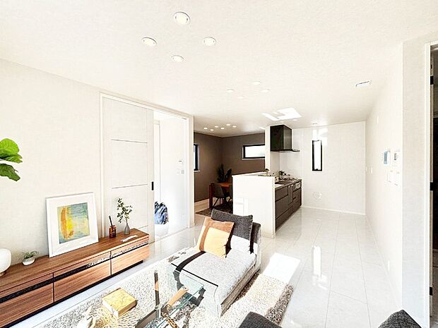 住む方の個性が引き出される、インテリアを考えるのが楽しみなリビングです!