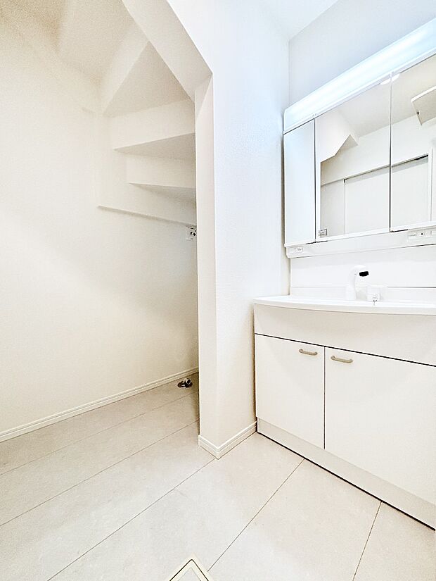 清潔感のあるランドリースペース