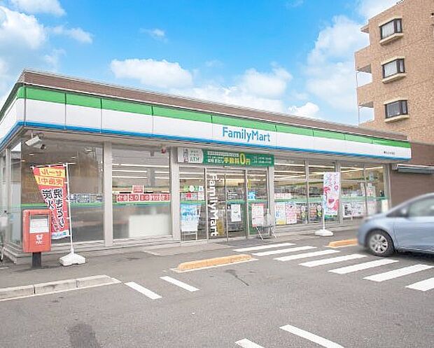 コンビニ 600m ファミリーマート 東村山久米川町店