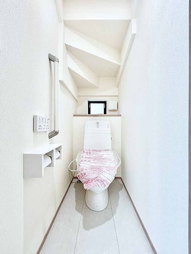 ウォシュレット付きトイレが1階と2階それぞれに配置されていてとても便利です。