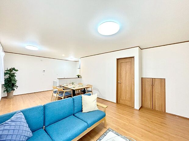 住む方の個性が引き出される、インテリアを考えるのが楽しみなリビングです!