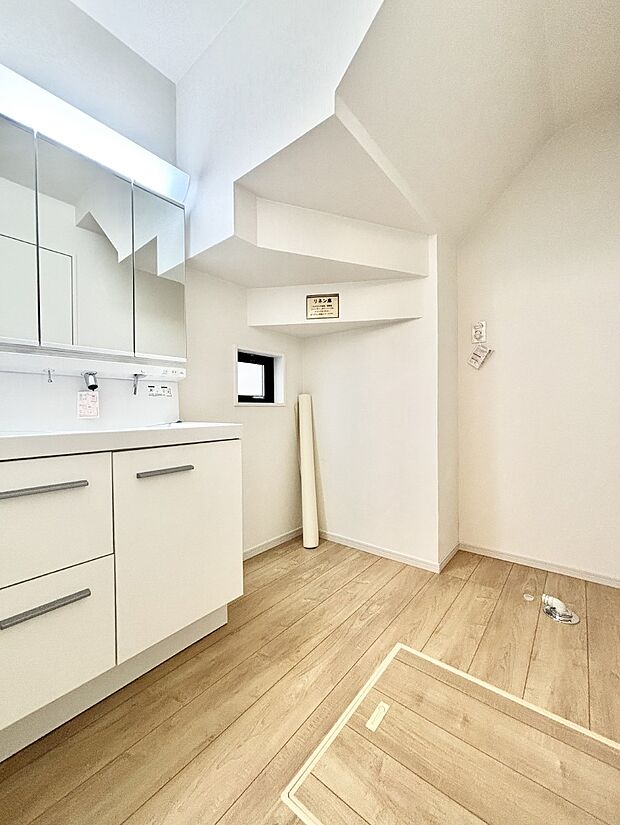 清潔感のあるランドリースペース