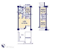 ザステイツ志木パークステージ 3LDKの間取図画像