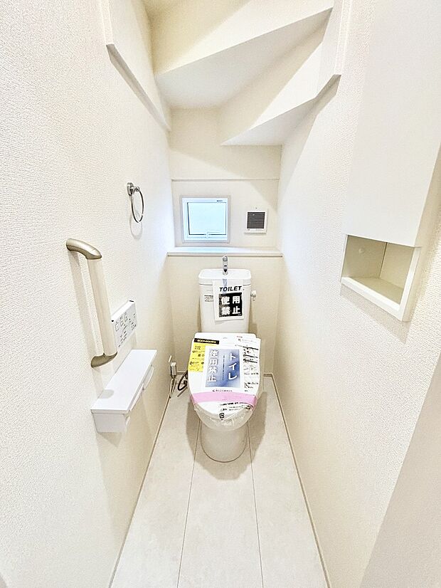 ウォシュレット付きトイレが1階と2階それぞれに配置されていてとても便利です。 