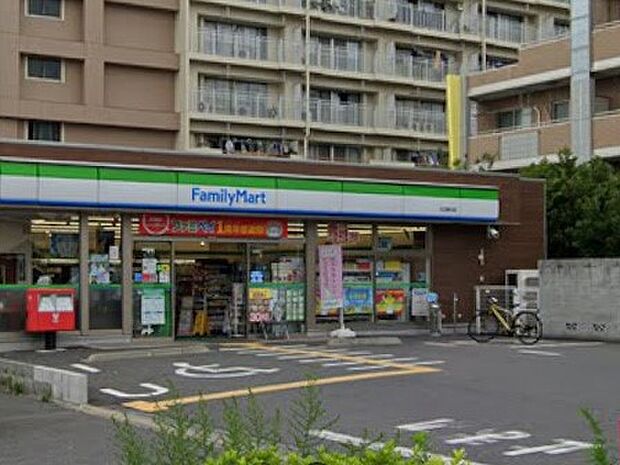 コンビニ 400m ファミリーマート 川口朝日店