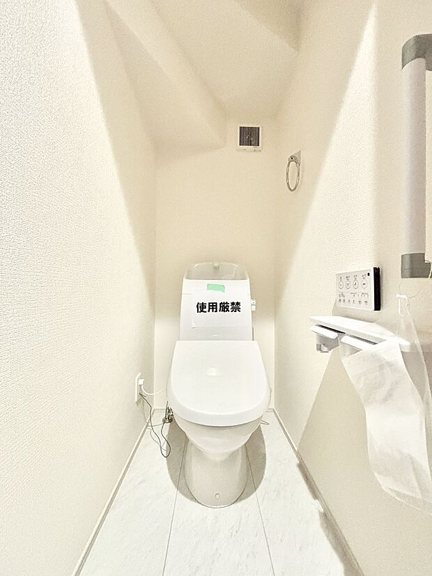 トイレは1階と2階それぞれに配置されていてとても便利です。 