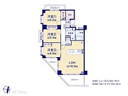 グーディッシュ千歳船橋 3LDKの間取り