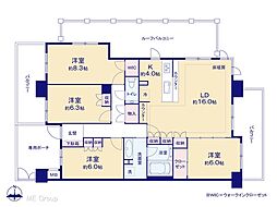 間取図画像 4LDK