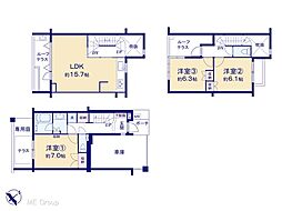 間取図画像 3LDK
