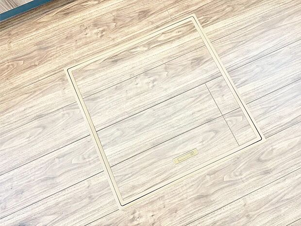 床下収納付き！日用品・非常用品の収納にも大活躍。