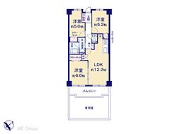 間取図画像 3LDK