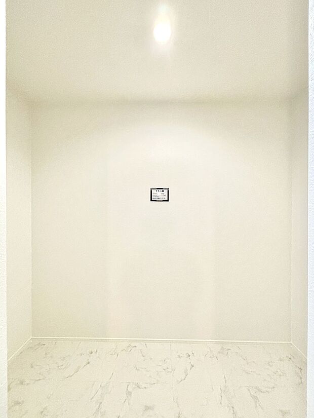 便利なリネン庫で、スッキリした使いやすい洗面室に