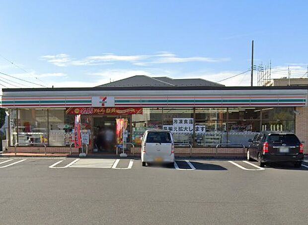 コンビニ 200m セブン-イレブン 東村山恩多町3丁目店