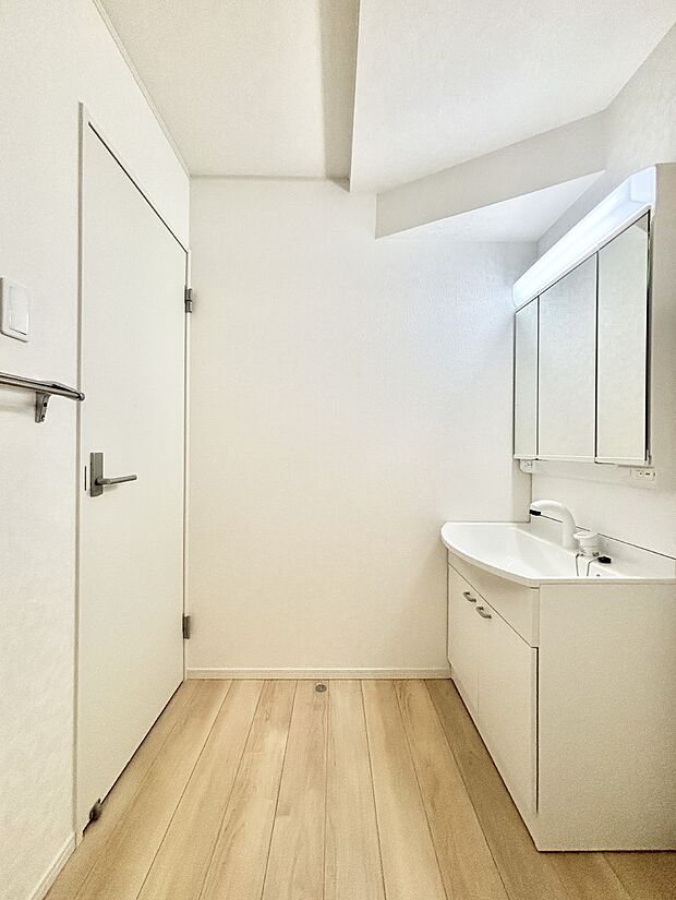 清潔感のあるランドリースペース