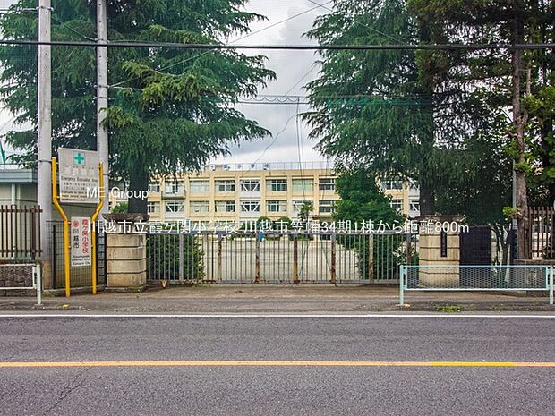 小学校 800m 川越市立霞ヶ関小学校