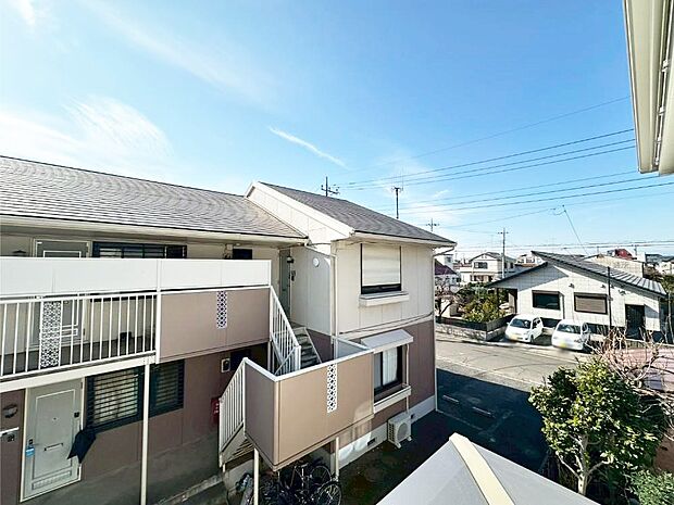 バルコニーからの眺望です