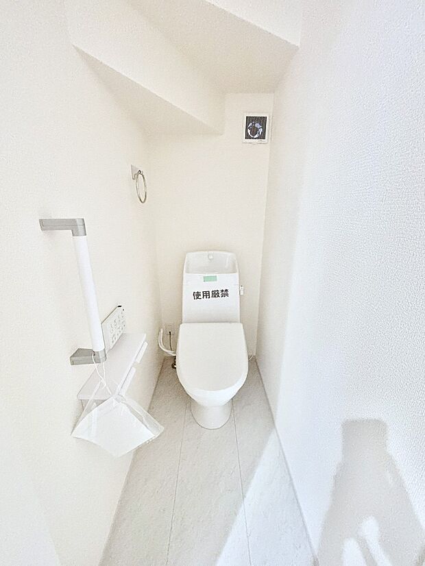 ウォシュレット付きトイレが1階と2階それぞれに配置されていてとても便利です。