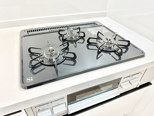 三口ガスコンロでお料理が一気にはかどりそう