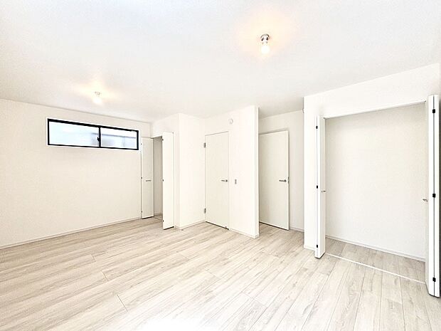 将来は2部屋にすることもできますね。お年頃になったら夢の個室にチェンジ!
